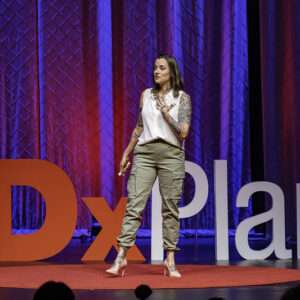 2025 TedxPlano Speaker Dr. Khimen Cooper Post Event Picture