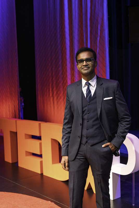 2025 TedxPlano Speaker Dr. Sai Balasubramanian Post Event Picture
